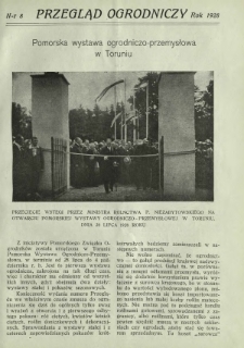Przegląd Ogrodniczy R. 11, Nr 8 (1928)