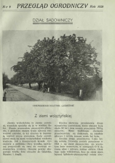 Przegląd Ogrodniczy R. 11, Nr 9 (1928)