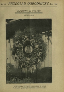 Przegląd Ogrodniczy R. 11, Nr 10 (1928)