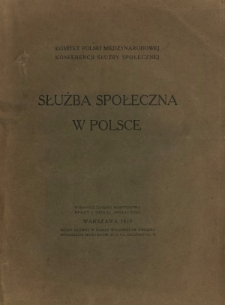 Służba społeczna w Polsce
