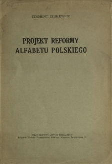Projekt reformy alfabetu polskiego