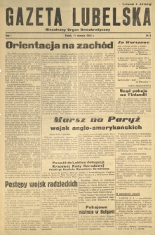 Gazeta Lubelska : niezależny organ demokratyczny. R. 1, nr 8 (11 sierpnia 1944)