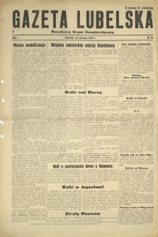 Gazeta Lubelska : niezależny organ demokratyczny. R. 1, nr 24 (31 sierpnia 1944)