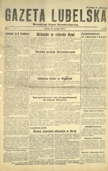 Gazeta Lubelska : niezależny organ demokratyczny. R. 1, nr 52 (29 września 1944)