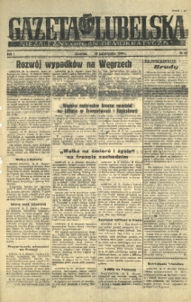 Gazeta Lubelska : niezależny organ demokratyczny. R. 1, nr 69 (19 października 1944)