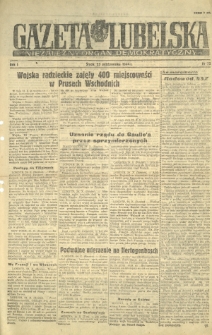 Gazeta Lubelska : niezależny organ demokratyczny. R. 1, nr 75 (25 października 1944)