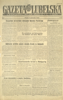 Gazeta Lubelska : niezależny organ demokratyczny. R. 1, nr 81 (31 października 1944)