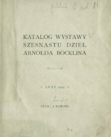 Katalog wystawy szesnastu dzieł Arnolda Böcklina