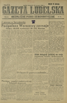 Gazeta Lubelska : niezależne pismo demokratyczne. R. 2, nr 10 (10 stycznia 1946)