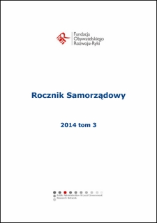 Rocznik Samorządowy. - 2014, t. 3