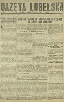 Gazeta Lubelska : niezależne pismo demokratyczne. 1945, nr 18 (2 marca)