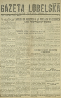 Gazeta Lubelska : niezależne pismo demokratyczne. 1945, nr 19 (3 marca)