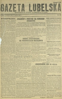Gazeta Lubelska : niezależne pismo demokratyczne. 1945, nr 20 (4 marca)
