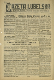 Gazeta Lubelska : niezależne pismo demokratyczne. 1945, nr 102 (1 czerwca)
