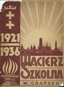 Macierz Szkolna w Gdańsku : 1921-1936