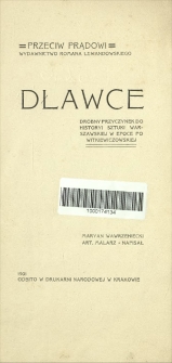 Dławce : drobny przyczynek do historyi sztuki warszawskiej w epoce powitkiewiczowskiej