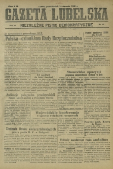 Gazeta Lubelska : niezależne pismo demokratyczne. R. 2, nr 14 (14 stycznia 1946)