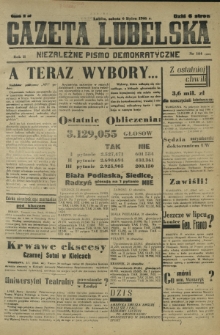 Gazeta Lubelska : niezależne pismo demokratyczne. R. 2, nr 184=493 (6 lipiec 1946)