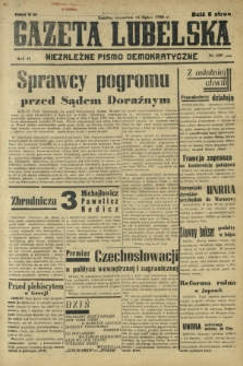 Gazeta Lubelska : niezależne pismo demokratyczne. R. 2, nr 189=498 (11 lipiec 1946)
