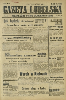 Gazeta Lubelska : niezależne pismo demokratyczne. R. 2, nr 190=499 (12 lipiec 1946)