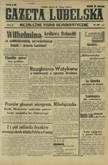 Gazeta Lubelska : niezależne pismo demokratyczne. R. 2, nr 203=512 (26 lipca 1946)