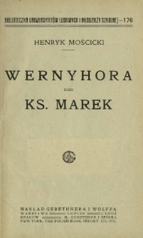 Wernyhora ; Ks. Marek