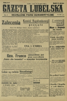 Gazeta Lubelska : niezależne pismo demokratyczne. R. 2, nr 218=527 (10 sierpień 1946)
