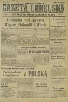 Gazeta Lubelska : niezależne pismo demokratyczne. R. 2, nr 224=533 (16 sierpień 1946)