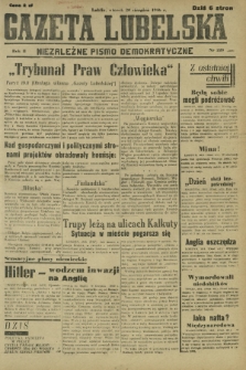 Gazeta Lubelska : niezależne pismo demokratyczne. R. 2, nr 228=537 (20 sierpień 1946)