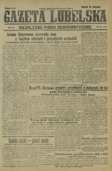 Gazeta Lubelska : niezależne pismo demokratyczne. R. 2, nr 55=364 (24 lutego 1946)