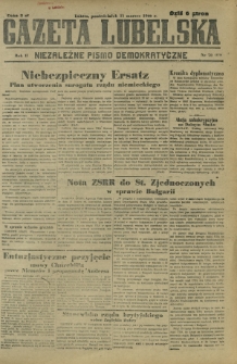 Gazeta Lubelska : niezależne pismo demokratyczne. R. 2, nr 70=379 (11 marzec 1946)
