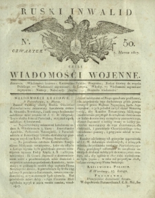 Ruski Inwalid czyli wiadomości wojenne. 1817, nr 50 (1 marca)