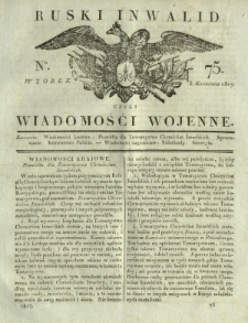 Ruski Inwalid czyli wiadomości wojenne. 1817, nr 75 (3 kwietnia)