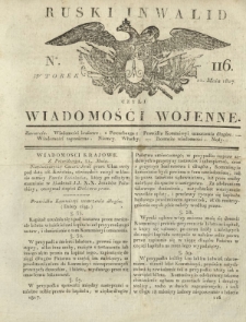 Ruski Inwalid czyli wiadomości wojenne. 1817, nr 116 (22 maja)