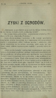 Ogrodnik Polski : dwutygodnik poświęcony wszystkim gałęziom ogrodnictwa T. 2, Nr 14 (1880)