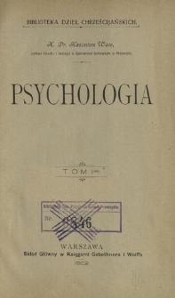 Psychologia. T. 1