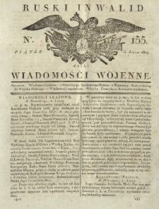 Ruski Inwalid czyli wiadomości wojenne. 1817, nr 155 (6 lipca)