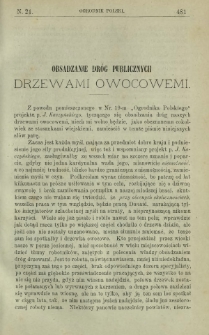 Ogrodnik Polski : dwutygodnik poświęcony wszystkim gałęziom ogrodnictwa T. 5, Nr 21 (1883)
