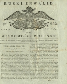Ruski Inwalid czyli wiadomości wojenne. 1817, nr 232 (5 października)