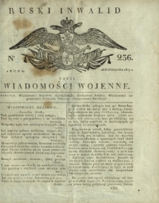 Ruski Inwalid czyli wiadomości wojenne. 1817, nr 236 (10 października)