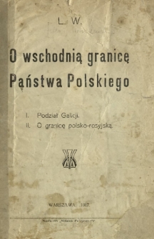 O wschodnią granicę państwa polskiego