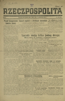 Rzeczpospolita. R. 2, nr 292=432 (27 października 1945)