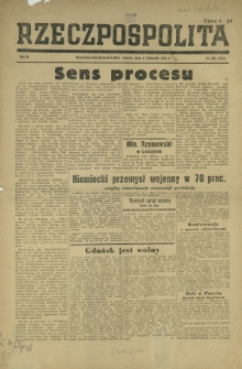 Rzeczpospolita. R. 2, nr 302=442 (6 listopada 1945)