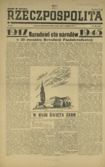 Rzeczpospolita. R. 2, nr 303=443 (7 listopada 1945)