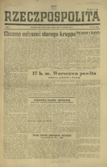 Rzeczpospolita. R. 2, nr 312=452 (16 listopada 1945)