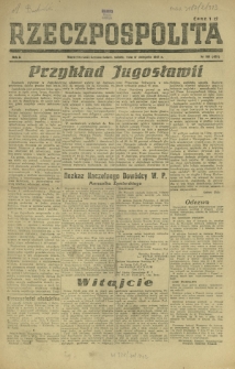 Rzeczpospolita. R. 2, nr 313=453 (17 listopada 1945)