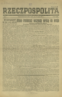 Rzeczpospolita. R. 2, nr 316=456 (20 listopada 1945)