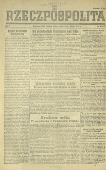 Rzeczpospolita. R. 2, nr 33=177 (3 lutego 1945)