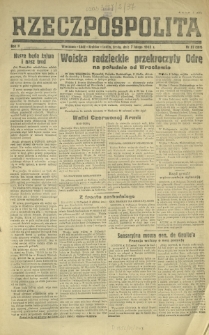 Rzeczpospolita. R. 2, nr 37=181 (7 lutego 1945)