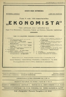 Gospodarka Narodowa : niezależny dwutygodnik gospodarczy. [R. 3], nr 17-18 (15 września 1933)